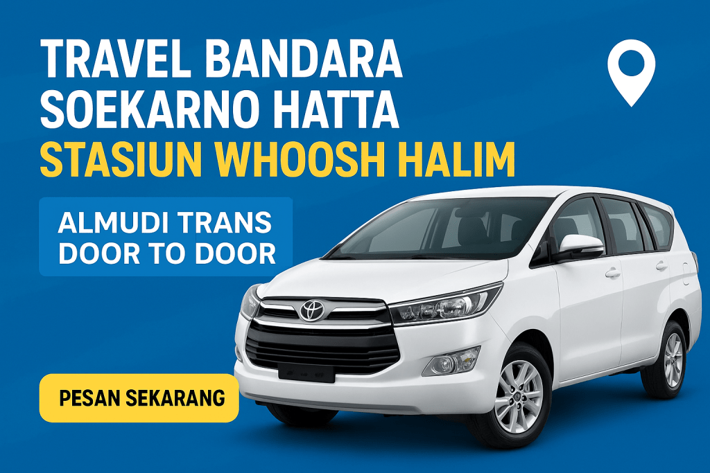 travel bandara soekarno hatta stasiun woosh halim