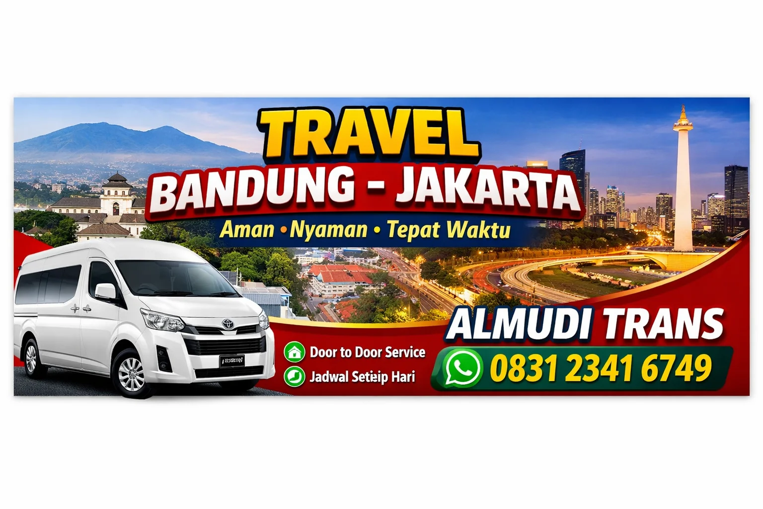 travel bandung jakarta utara layanan door to door