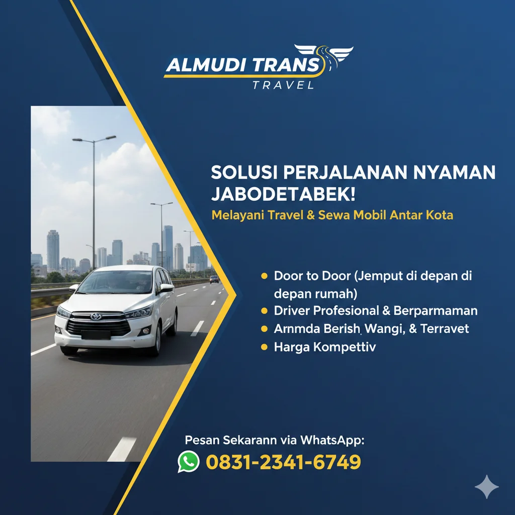 travel jakarta bandung terdekat dari lokasi saya antar jemput